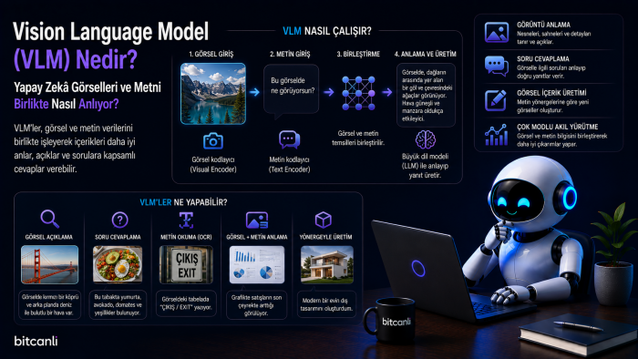 Vision Language Model (VLM) Nedir? Yapay Zekâ Görselleri ve Metni Birlikte Nasıl Anlıyor?